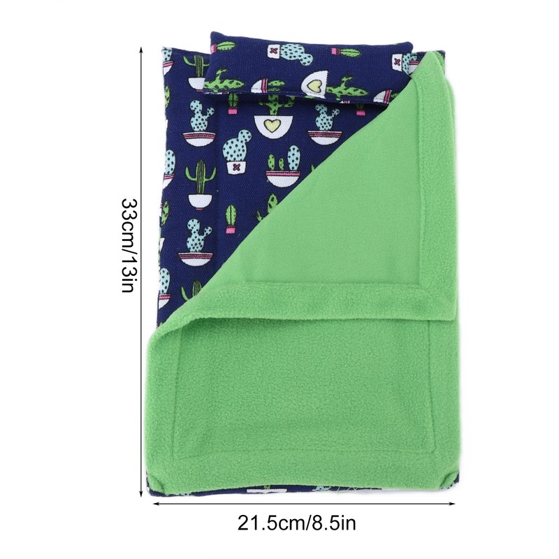 Reptile Sleeping Bag Washable Comfortable Warm Convenient Bearded Dragon Blanket