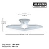 TOGGLER Toggle TA Hollow-Door Anchor, Polypropylene, Made in US,1/8" to