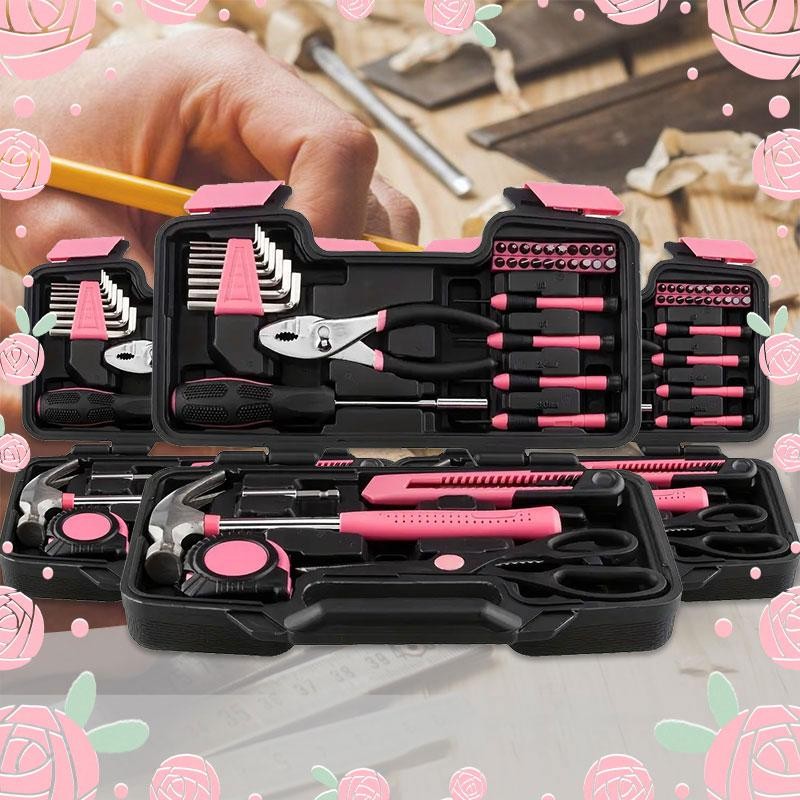 【520 Gift】39-Piece Comprehensive Household Hardware Kit - Durable Carbon Steel