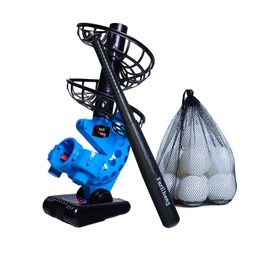 Furlihong Furlihong 380BH Baseball Pitching Machine, Battery Powered, Angle Adjustable, Comes with Bat and One Dozen Training Balls, for Kids and Beginner