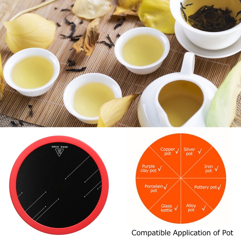 Mini Electric Stove Mute Tea Coffee Hotplate Heater Warmer Plate