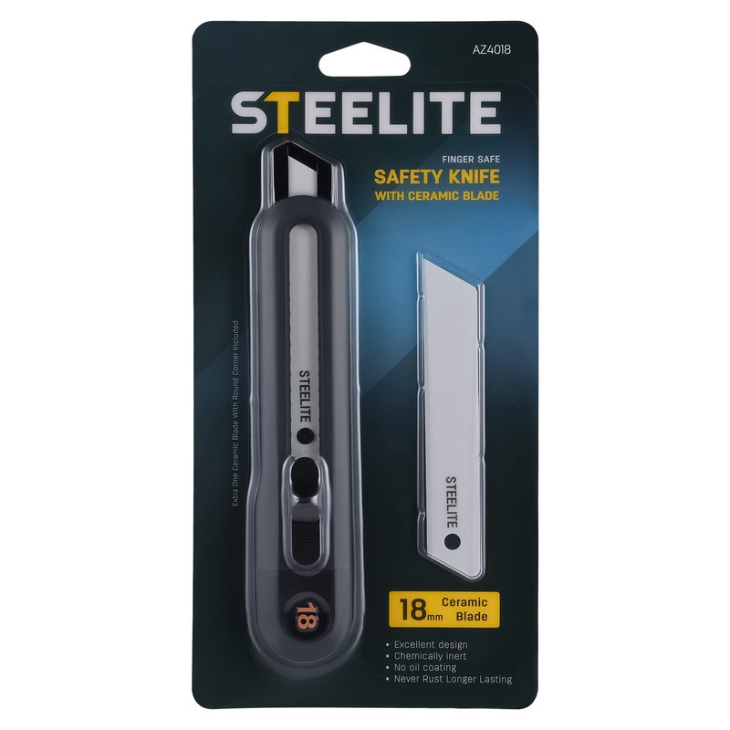 Steelite Ceramic Utility Knife Finger safe Cutter Ceramic Unboxing Kinfe