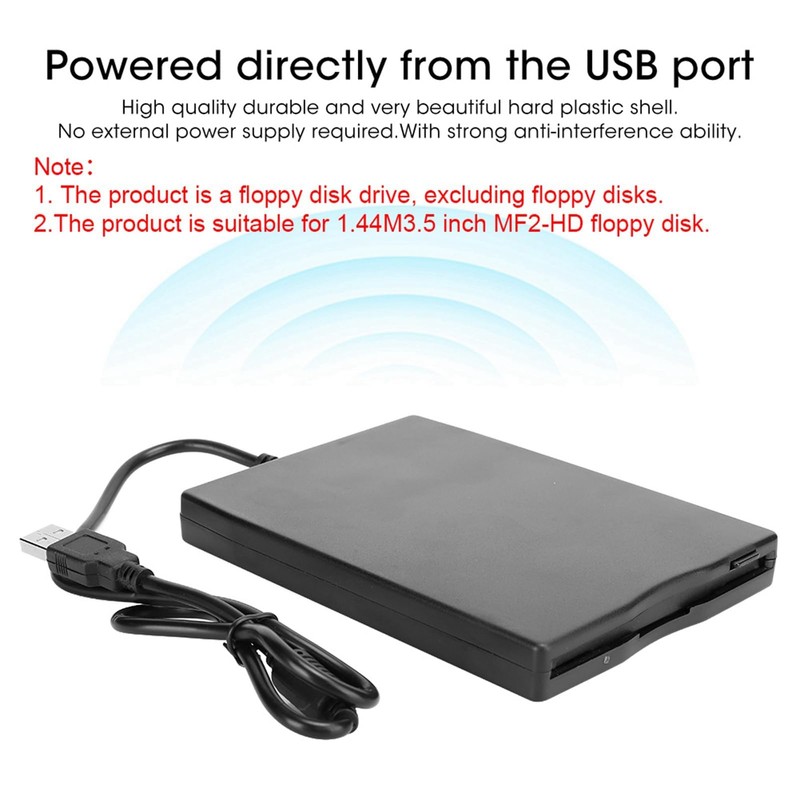 CCYLEZ 3.5 Inch USB Floppy Drive, Portable Card Reader, Ultra