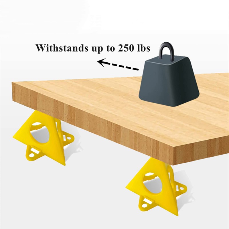 20Pcs Painting Pyramids Yellow Perforated Woodwork Paint Stands painters tripod