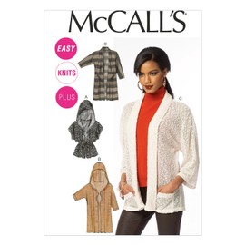 McCall's Pattern Company M6802 Misses'/Women's Cardigans Sewing Template, Size B5 (8-10-12-14-16)