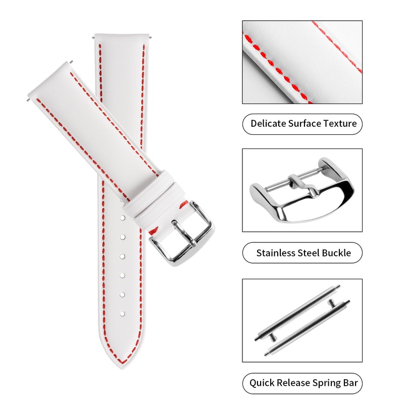 TStrap Strap for Moonswatch Swatch Omega - Leather Watch Band