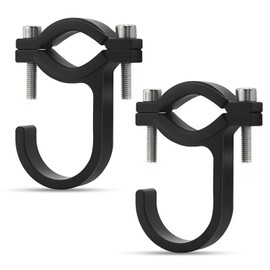 Biqing 2pcs Steering Wheel Hook Universal Aluminum Handlebar Mount Bracket for Motorcycle, Bike etc