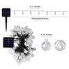 AVAMERY Solar String Lights Outdoor Waterproof, 100LED Crystal Ball Fairy