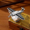 CALLARON Airplane Car Diffuser, Solar Rotatable Aircraft Decoration, Airplane Car