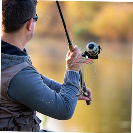 GRIRIW 1 Set Durable Fishing Wire Trace Leader Kit Fishing Rigs with Clasps for Fixing Wear Resistant Corrosion Resistant