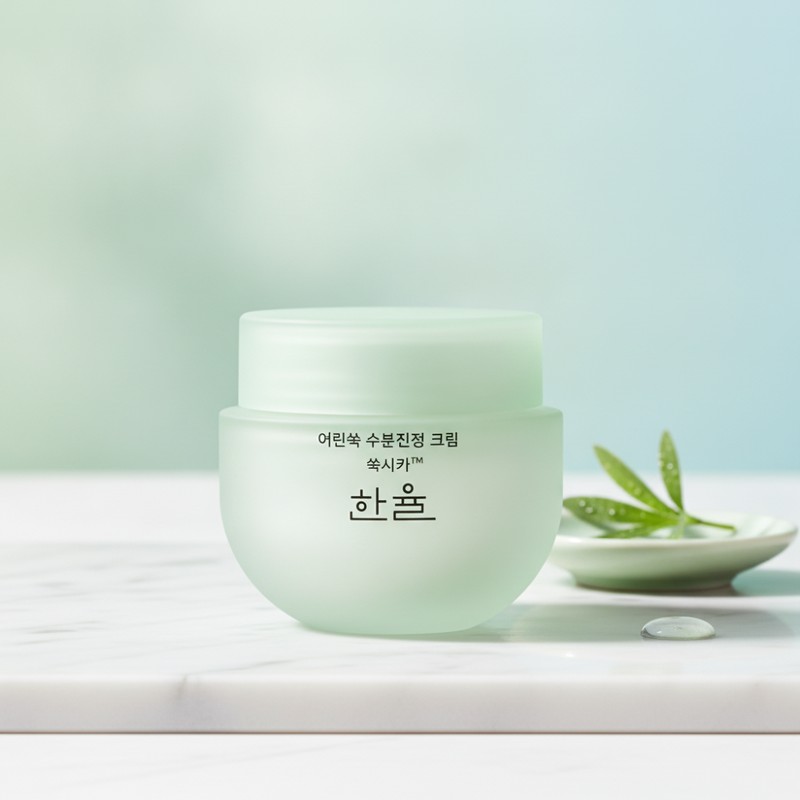 Hanyul 한율 어린쑥 수분진정 크림 55ml(신형) 2개 / 한율 어린쑥