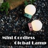 WEILAILUX Small Cute Cordless Table Lamp Rechargeable, Battery Operated Shower
