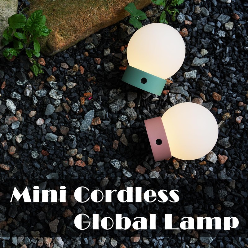 WEILAILUX Small Cute Cordless Table Lamp Rechargeable, Battery Operated Shower