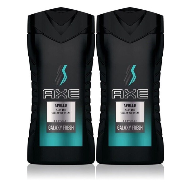 2 Pack of  AXE Shower Gel, Apollo (2 x 8.45 oz)