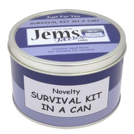 Survival Kit In A Can Retirement Survival Kit in Tin Gift for Friends, Coworkers, Supervisors - Purple/Lilac - 10cm x 6cm