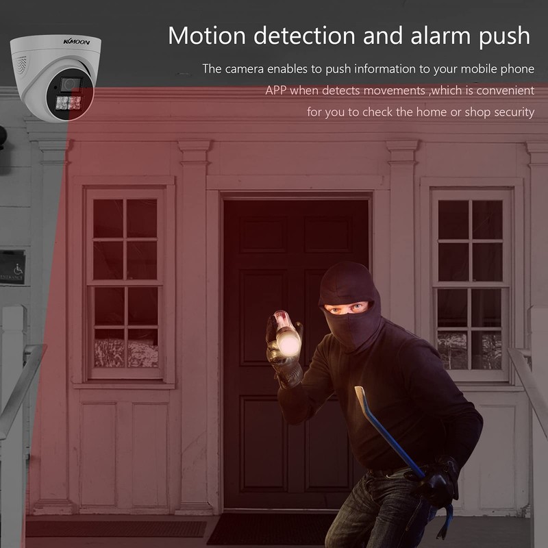 Security Camera, 720P Analog Security Camera Surveillance CCTV Camera Outdoor