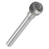 Single Cut Burr Ball Shape Carbide Rotary File Professional for