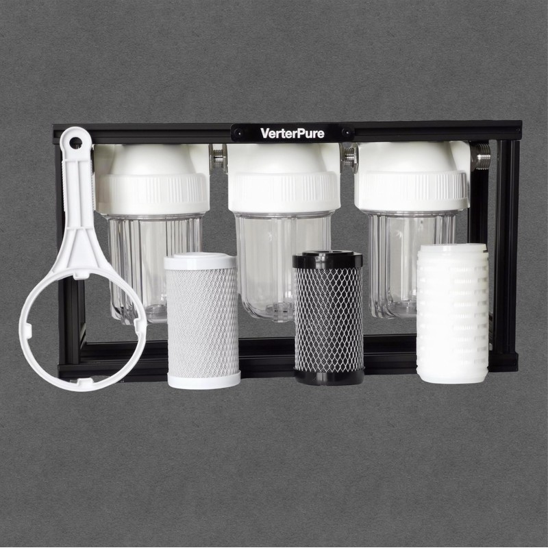 Replacement Water Filters Three Pack, 5 Inch, 2.5 x 5”,