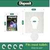 60 Pcs XXL disposable flushable toilet seat covers 100% Biodegradable