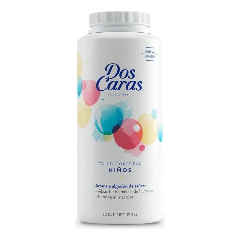 Talco Corporal Infantil Dos Caras 150g