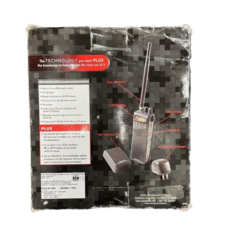 RadioShack CB Walkie Talkie 40 Channel - NOAA Weather -