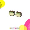 PeachyApricot Cute Frog Earrings Stud Kawaii Earring Set