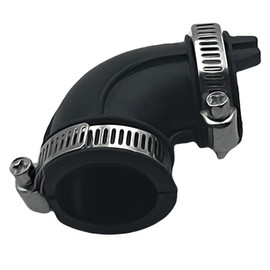 WD24X33918 Dishwasher Circulation Pump To Sump Elbow Hose Kit With Two Clamps Fits For GE Dishwashers，Replaces WD19X25460, WD19X25700 (1)