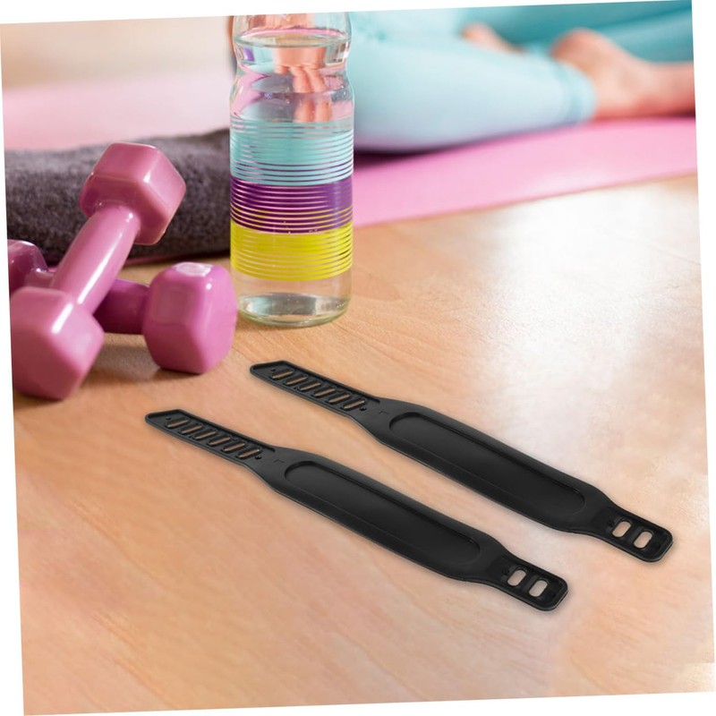 BESPORTBLE Bike Pedal Straps for Exercise 2 Pairs Pp Material