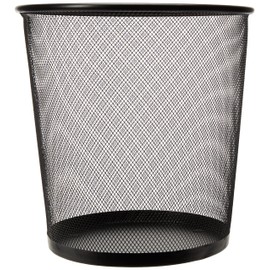 Nextep NE-165R Cesto de Malla Redondo 16L, Color Negro