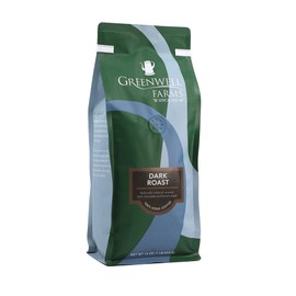 Greenwell Farms 100% Hawaiian Kona Coffee - Dark Roast, Whole Bean, 16oz