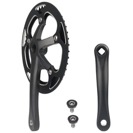 MEGHNA 38/46/48 x 170 mm Crankset Bicycle Crankset Aluminium Crankset for MTB/City Bike/City Bike/Women's Bicycle (48T)