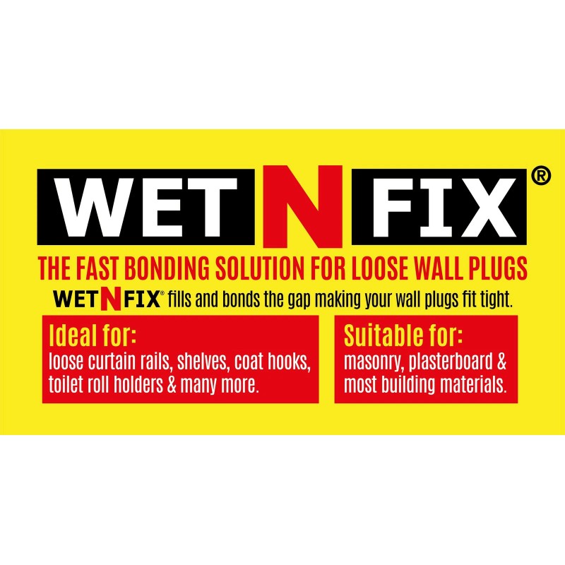Wetnfix (20 Discs) - Fixing Wall Plugs Fast! No Need