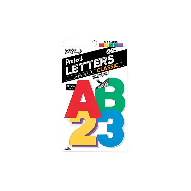 ArtSkills Poster Letters 2.5” Paper Letters for Poster Board Projects,