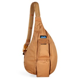 KAVU Original Rope Sling Bag with Adjustable Rope Shoulder Strap - Teak