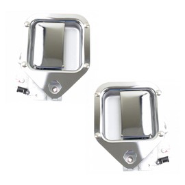 Left and Right Exterior Door Handle Set Drivers Side Compatible with 1986-2006 Kenworth T600A 1987-2006 T800 1981-2006 W900