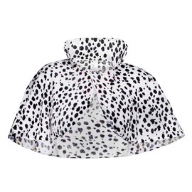 ILOVEFANCYDRESS ADULTS STANDARD SIZED DALMATIAN CAPE WITH PLUSHIE DOG