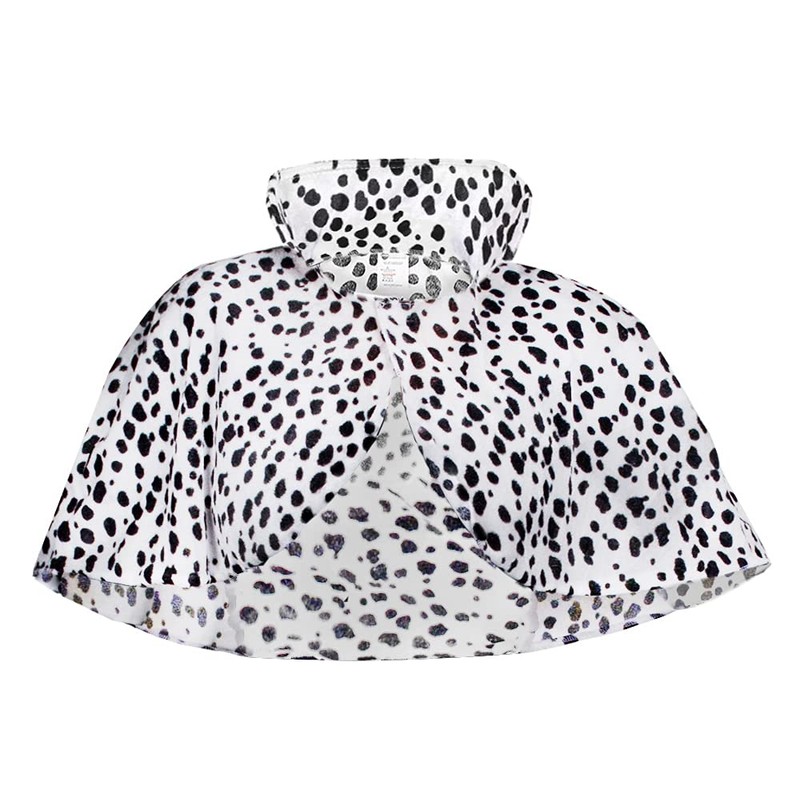 ILOVEFANCYDRESS ADULTS STANDARD SIZED DALMATIAN CAPE WITH PLUSHIE DOG