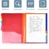 Delamiya Document Folder A4, Portable Expanding Folder with 12 Compartments,