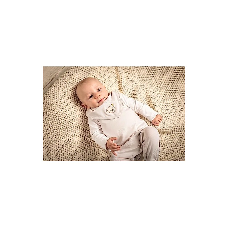 Steiff Unisex Baby Basic Bandana GOTS, Wind Chime