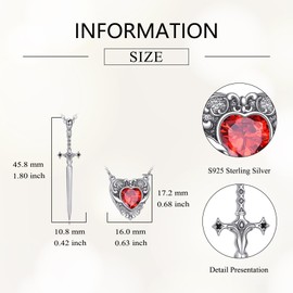 JBAERD Yin Yang Necklace for Couples 925 Sterling Silver Yin Yang Pendant for Him and Her Promise Jewelry for Couple Birthday Gifts for Women Men