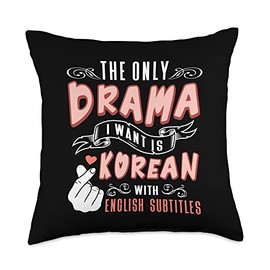 Lightsticks K-Pop Fashion for Fans of korean K-Drama & K-Pop Throw Pillow