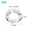 sourcing map Double Split Clamp-On Shaft Collar for 1-1/2" Shaft,