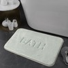 Bath Microfiber Memory Foam Bath Mat (60x40cm) Mint Gray