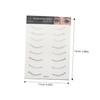 Minkissy 5 Sheets Lower Eyelash Stickers Natural Looking Fake Eyelashes
