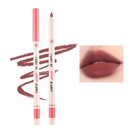Erinde Lip Liner Pencil Lip Makeup Matte Tint No Fall Waterproof Lip Pen Smooth Long Lasting Natural Mist Lips 04# Naixi Peach Mochi