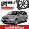Radiator Cooling Fan Assembly Compatible with 2008-2016 Town&Country 2008-2017 Grand