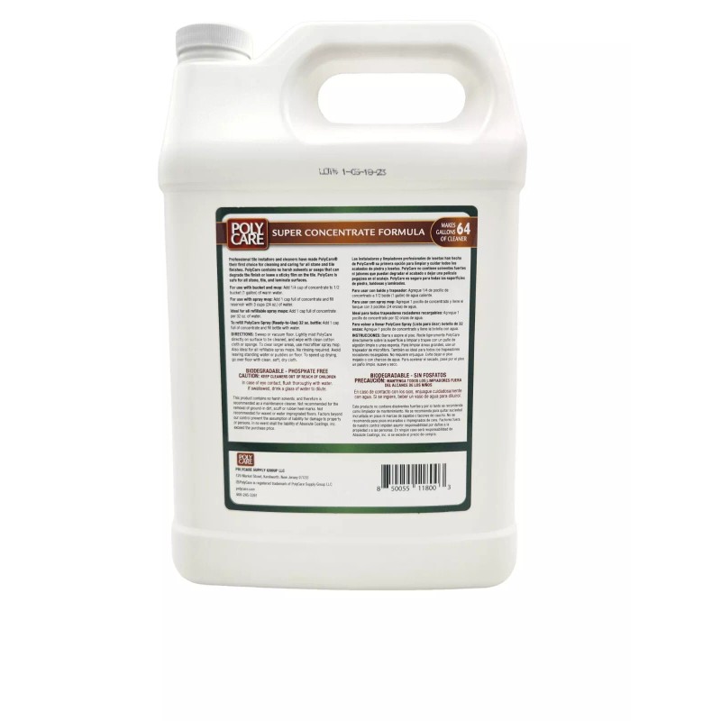 Polycare Stone, Tile, and Laminate 128oz Super Concentrate Cleaner