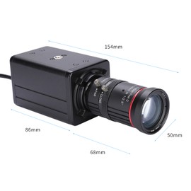 4K HD Camera Computer Camera USB Webcam 10X Optical Zoom Auto Exposure Compensation for Win XP/7/10 for Linux for Android Plug and Play