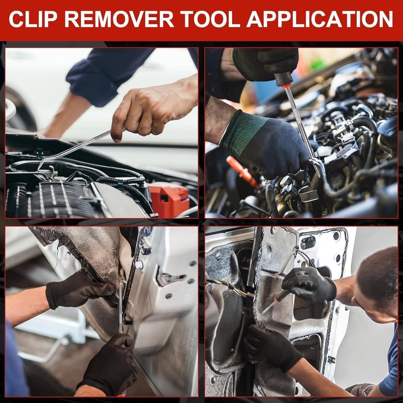 11pcs Mechanic Hook and Pick Tool Set with Car Clip
