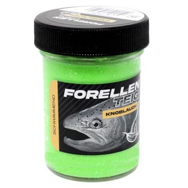 FTM Trout Dough Floating 50 g – Trout Dough, Colour/Aroma: Spring Green – Garlic